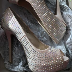 Jennifer Lopez Bling Blush Heels